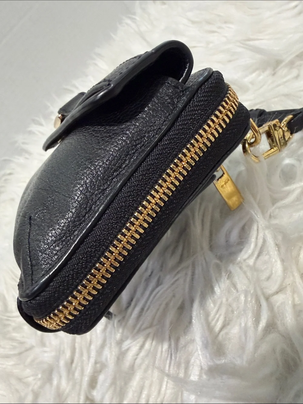 TUMI Crossbody with Gold tone Logo Accent Plate - Picture 5 of 16